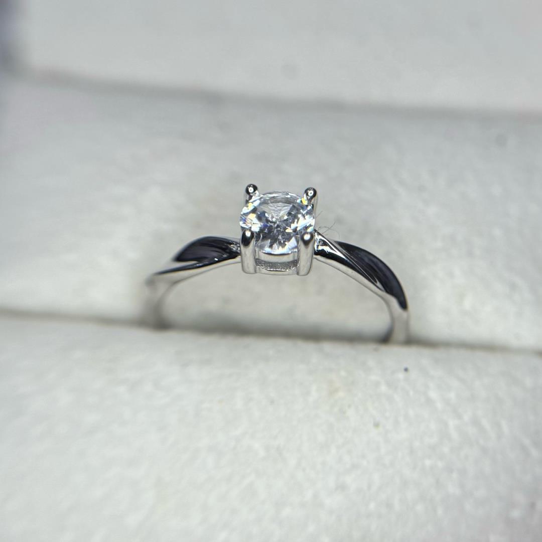 nhẫn cặp bạc si bạch kim kim cương to chấu xoắn tình yêu dạt dào như biển bao la freesize _thumbnail_2