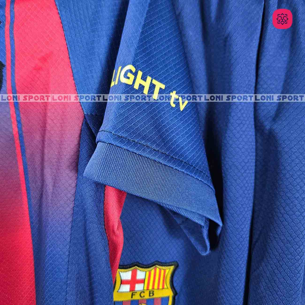 Bộ Kid BARCA sân nhà đỏ xanh 25/26_thumbnail_2