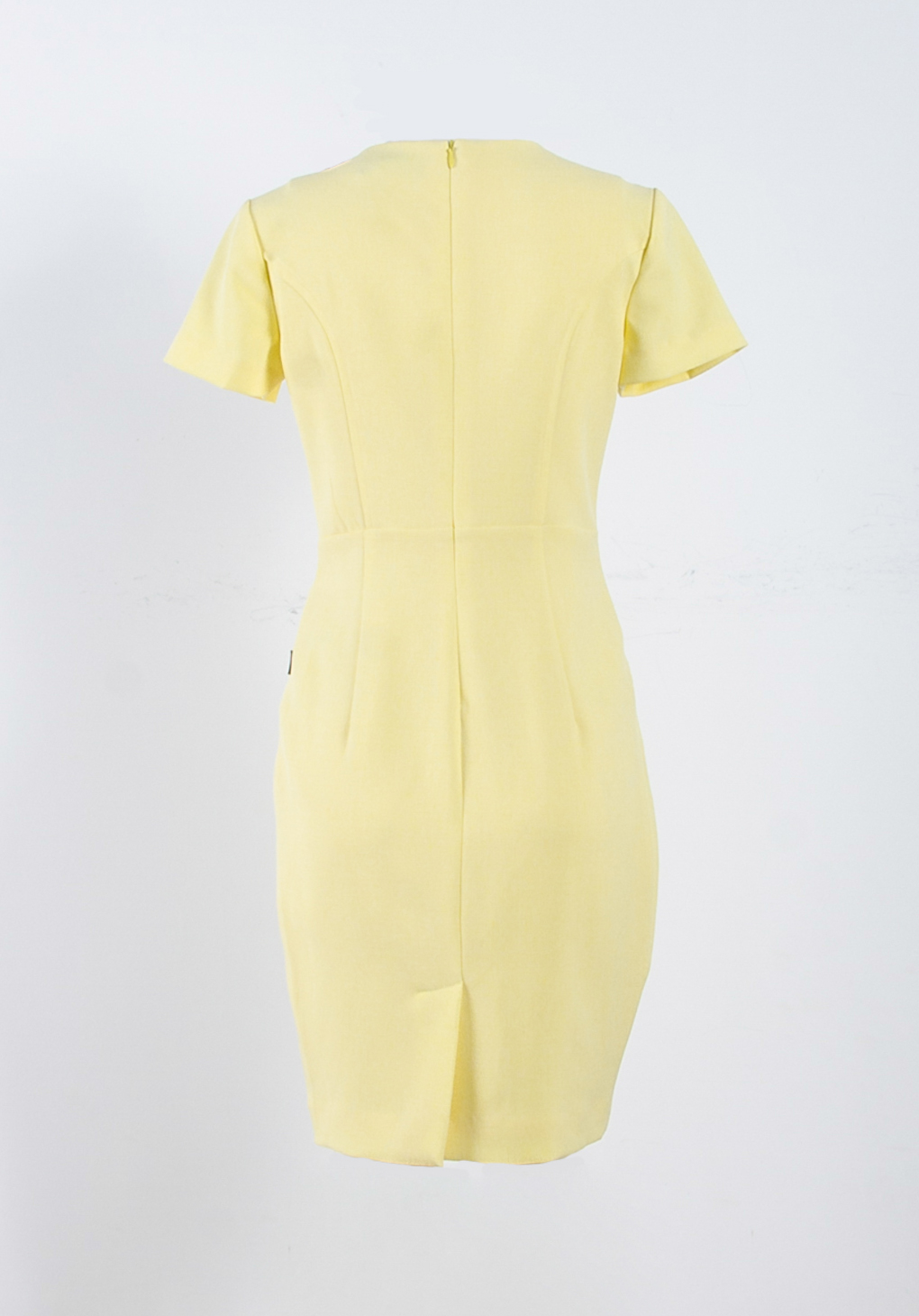 Đầm thân ôm vàng cổ tròn_thumbnail_2