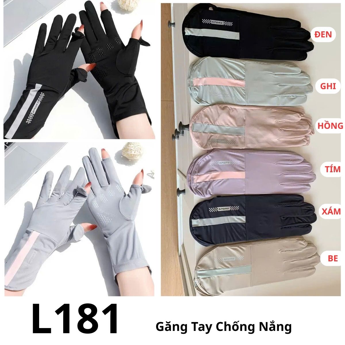 L181 Găng Tay Chống Nắng