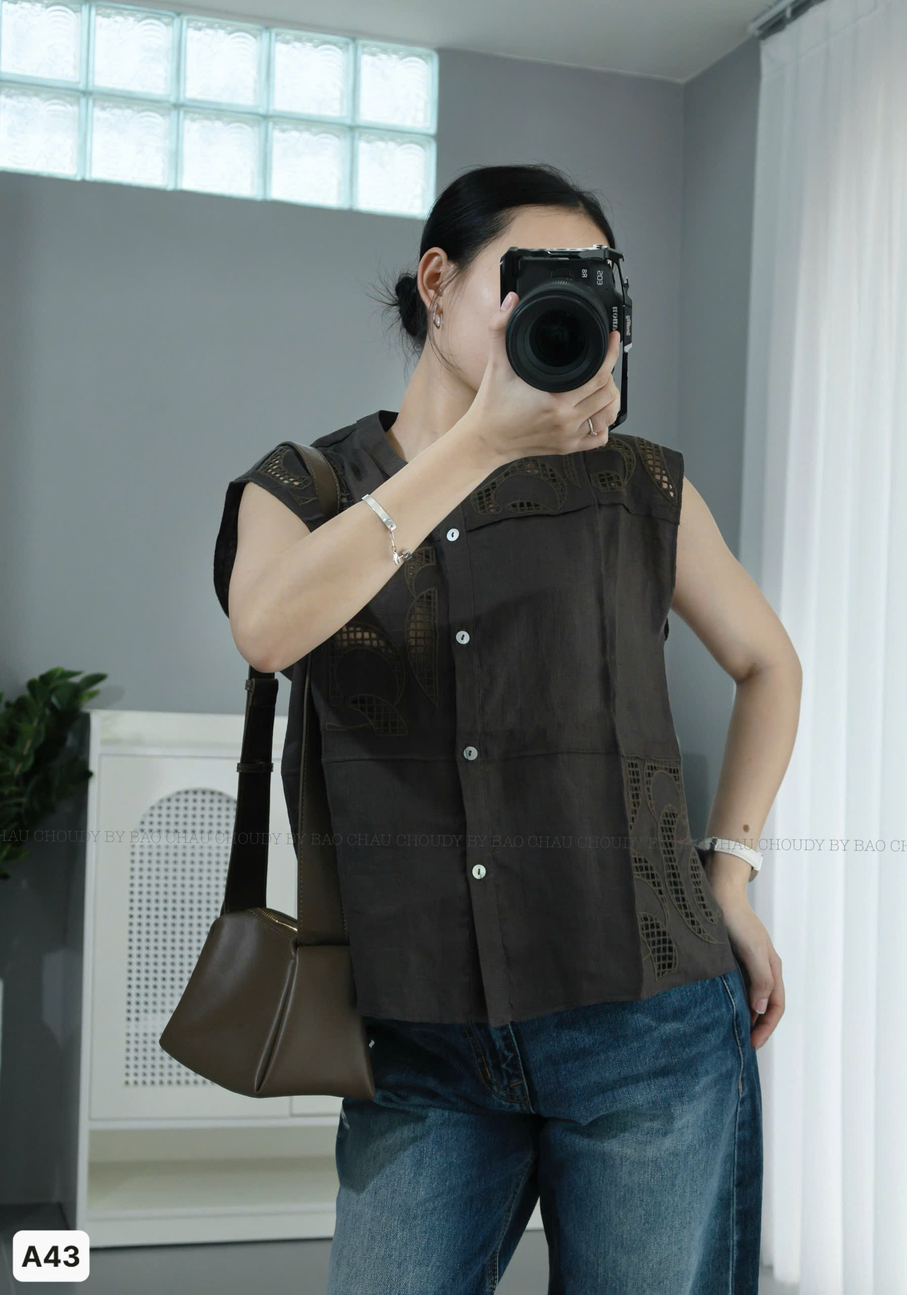 A43 ÁO KIỂU 3 MÀU