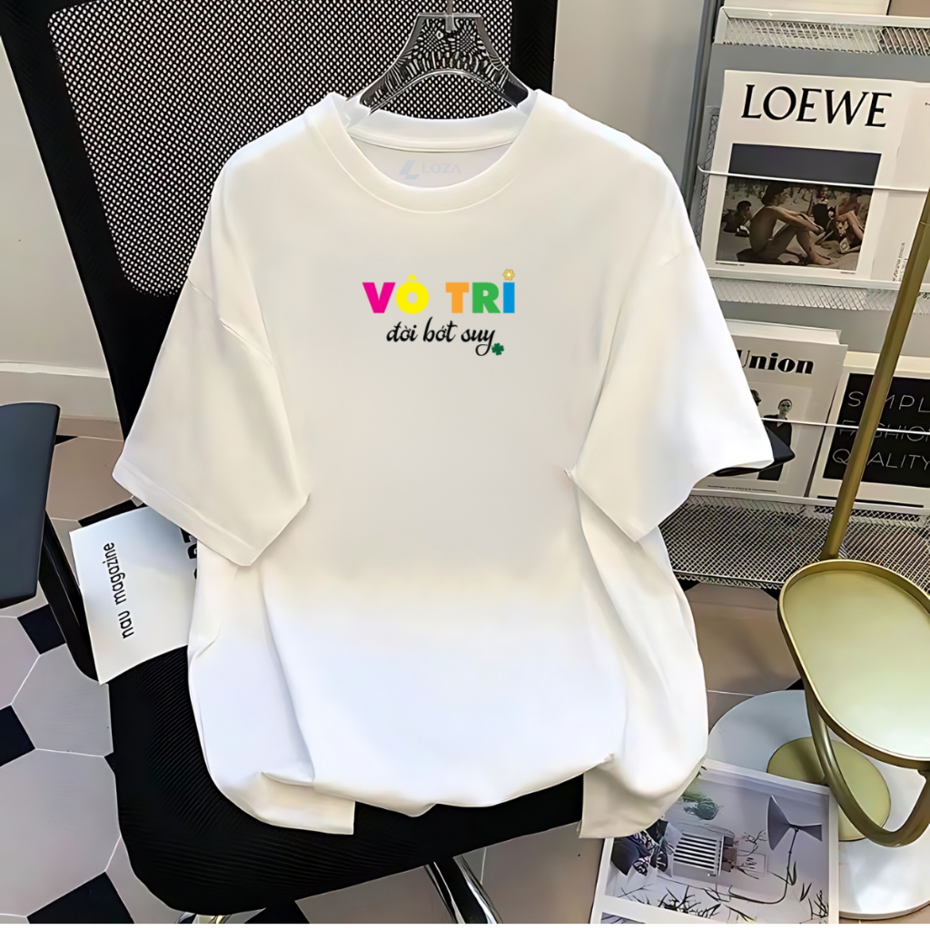 [Form rộng] Áo phông nữ chất liệu cotton co giãn 4 chiều - Áo thun nữ thời trang 𝐋𝐎𝐙𝐀- Mã G0313_thumbnail_2