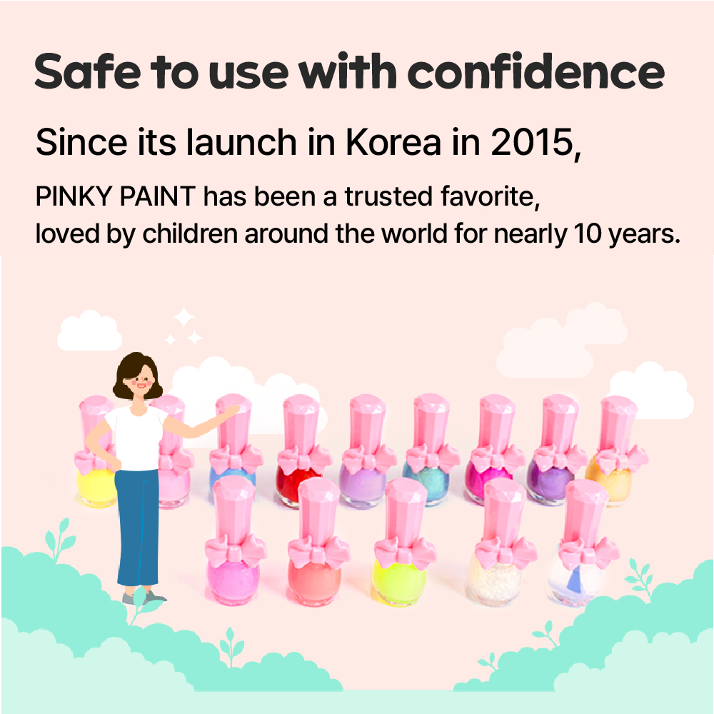 I'm Pinky Kids Water-Based Peel Off Nail Polish Pinky Paint 9ml_thumbnail_4