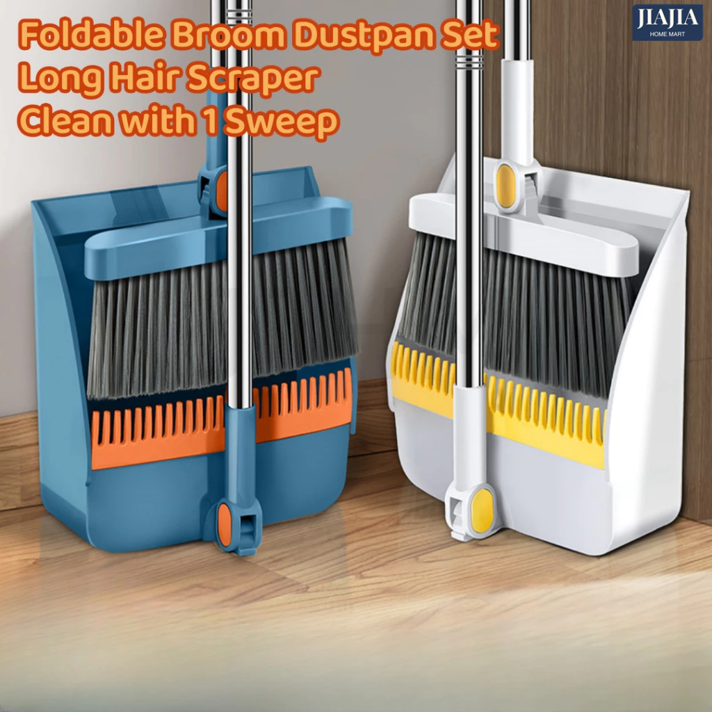 Rotatable Broom and Wind Proof Dust Pan