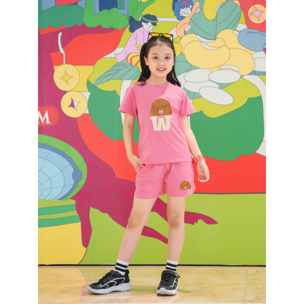 Đồ bộ bé gái (áo thun + quần đùi) lẻ size GIAO MẪU NGẪU NHIÊN - LOZA XA014_thumbnail_8