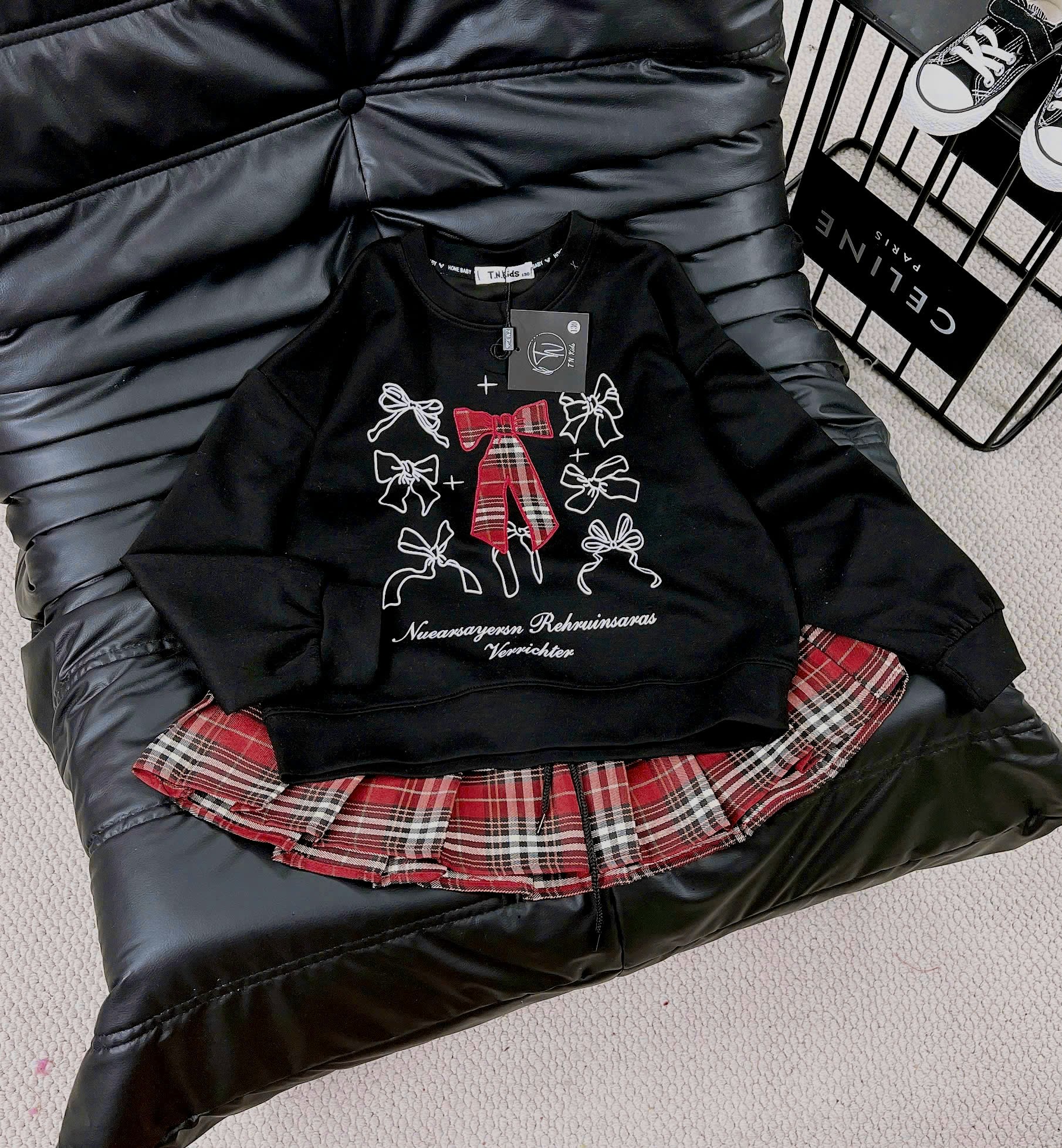 [K44] Sét CV Kẻ Hình Nơ đỏ