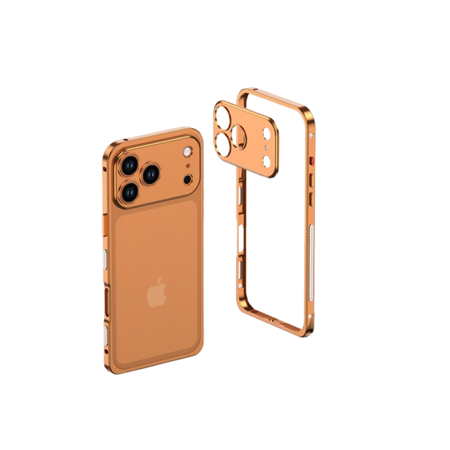 ỐP LƯNG IPHONE KHUNG VIỀN KIM LOẠI KÈM CỤM BẢO VỆ CAMERA BẰNG KIM LOẠI  CỰC ĐẸP