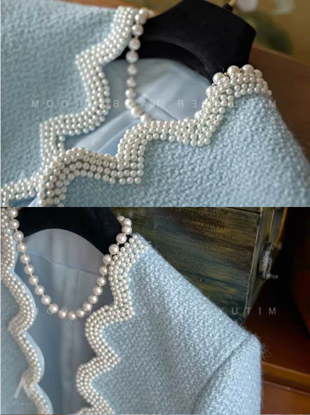 Áo Khoác Xanh Baby Biến Tấu Ngọc Trai_thumbnail_7