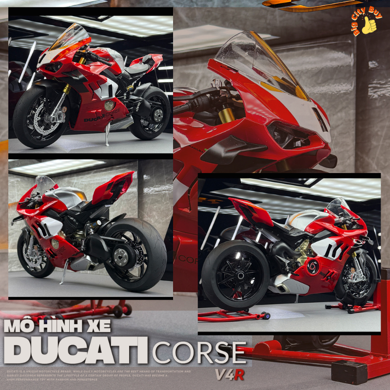 Mô Hình Xe Ducati Corse V4R 1:6 XLG Đề Nổ - Vặn Ga - Phun Khói Giả Lập_thumbnail_1
