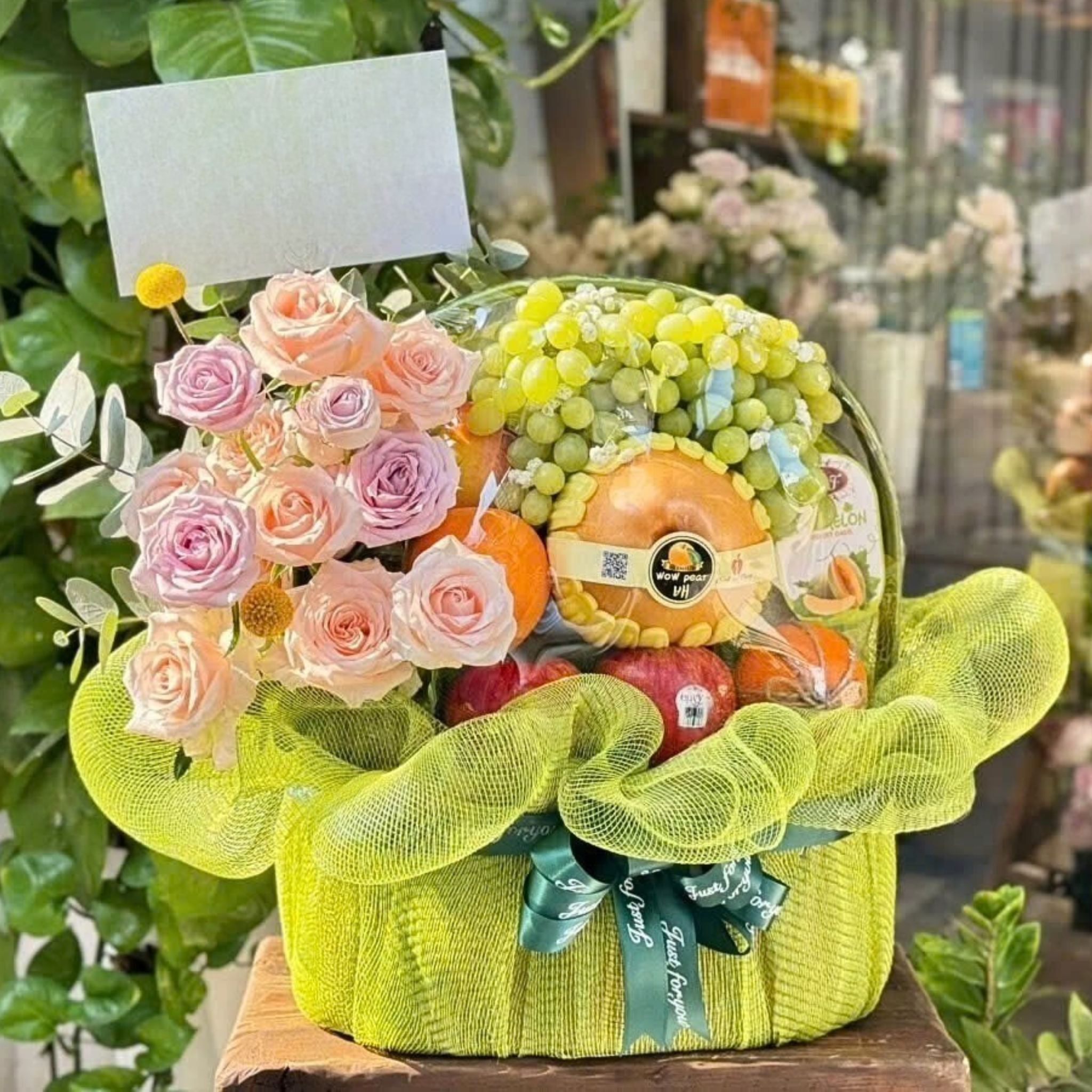 Giỏ trái cây - hoa sang trọng - GTH12502_thumbnail_0