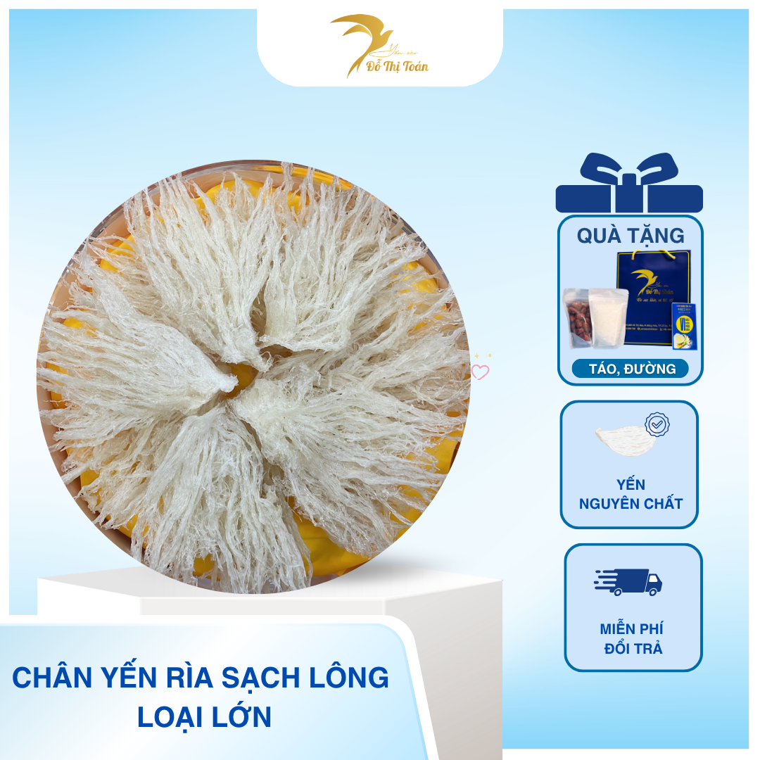 [S40] CHÂN RÌA SẠCH LOẠI LỚN- 100gr