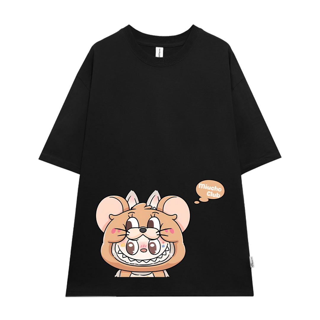 Áo thun cặp đôi couple labubu Tom and Jery đáng yêu ATD1472 Miucho vải cotton cổ tròn in mix_thumbnail_9