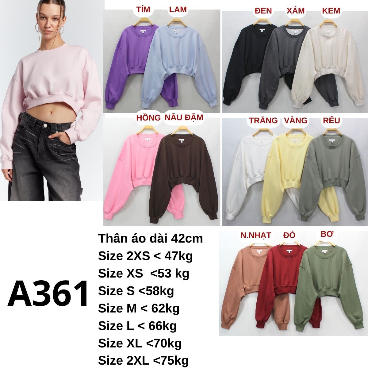 A361-ÁO SWEETER PB