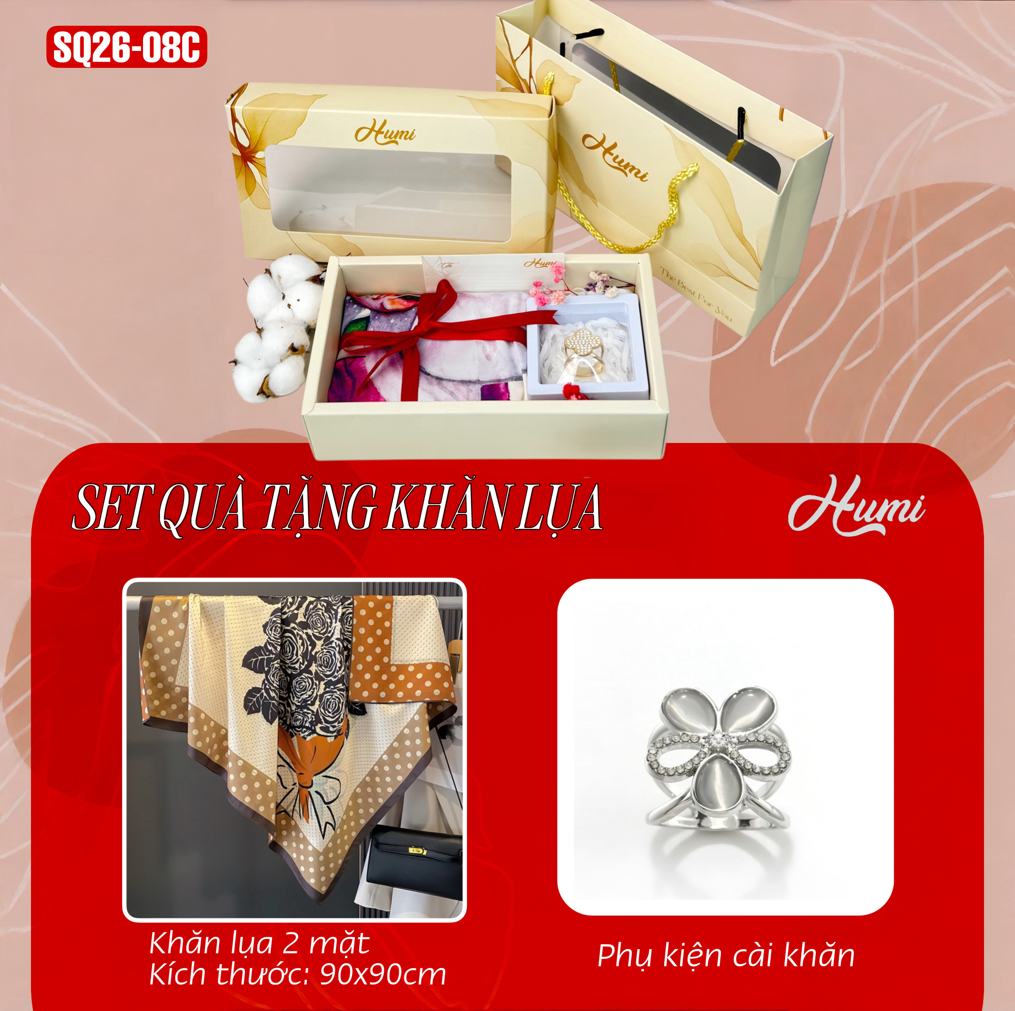 SET QUÀ KHĂN 90 (SQ26-08C)