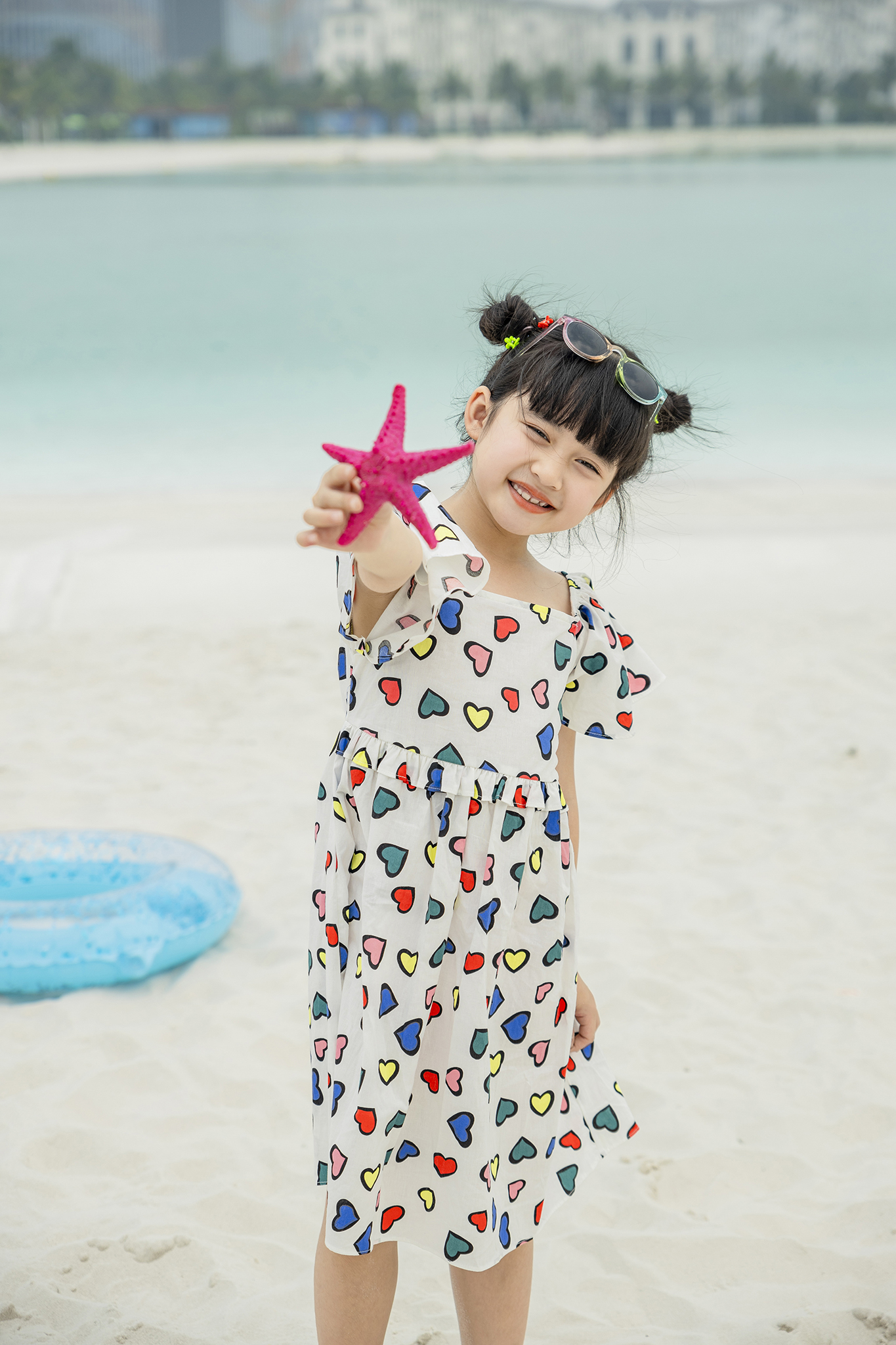 Váy họa tiết tay đổ bèo eo_thumbnail_4