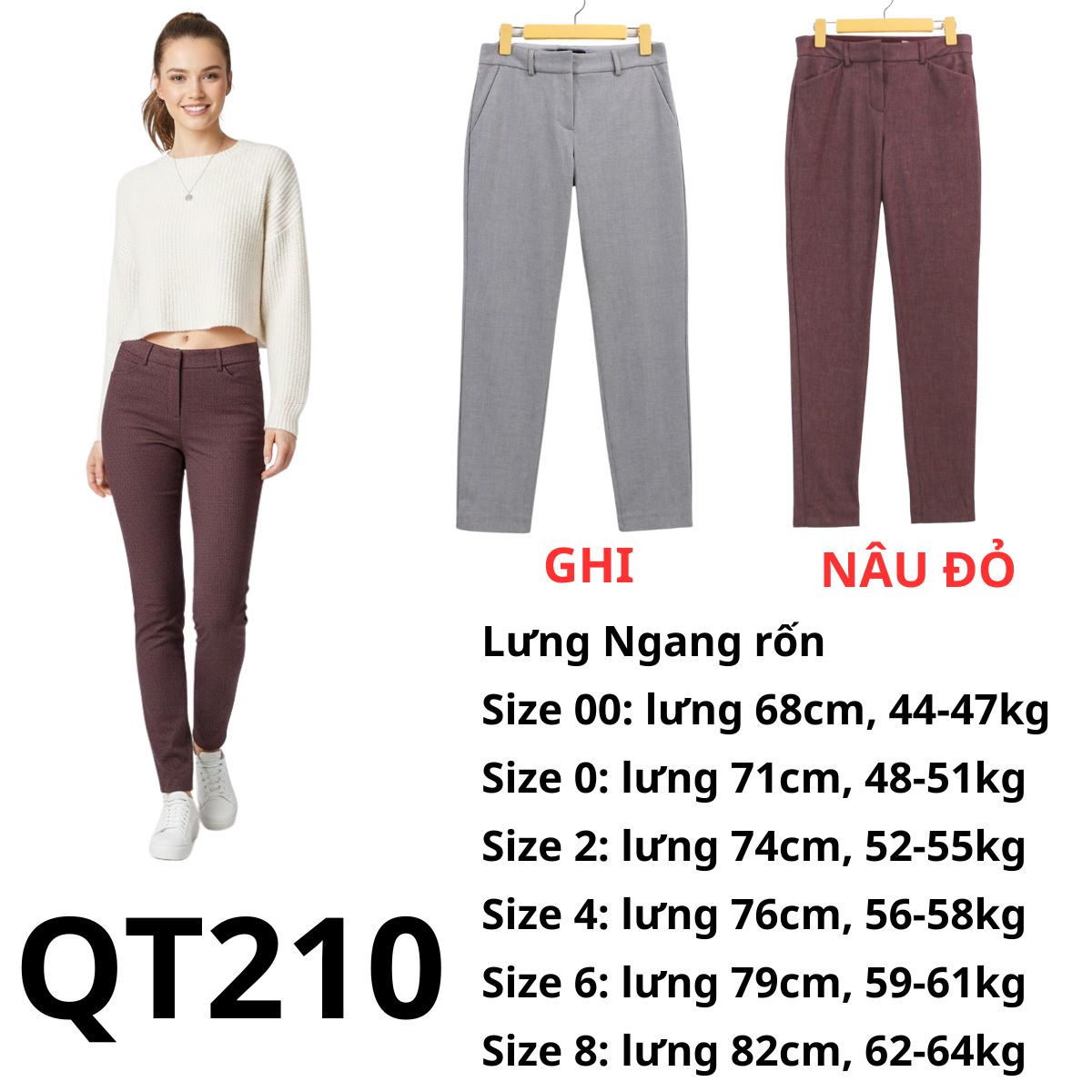 QT210 Quần tây exp skinny