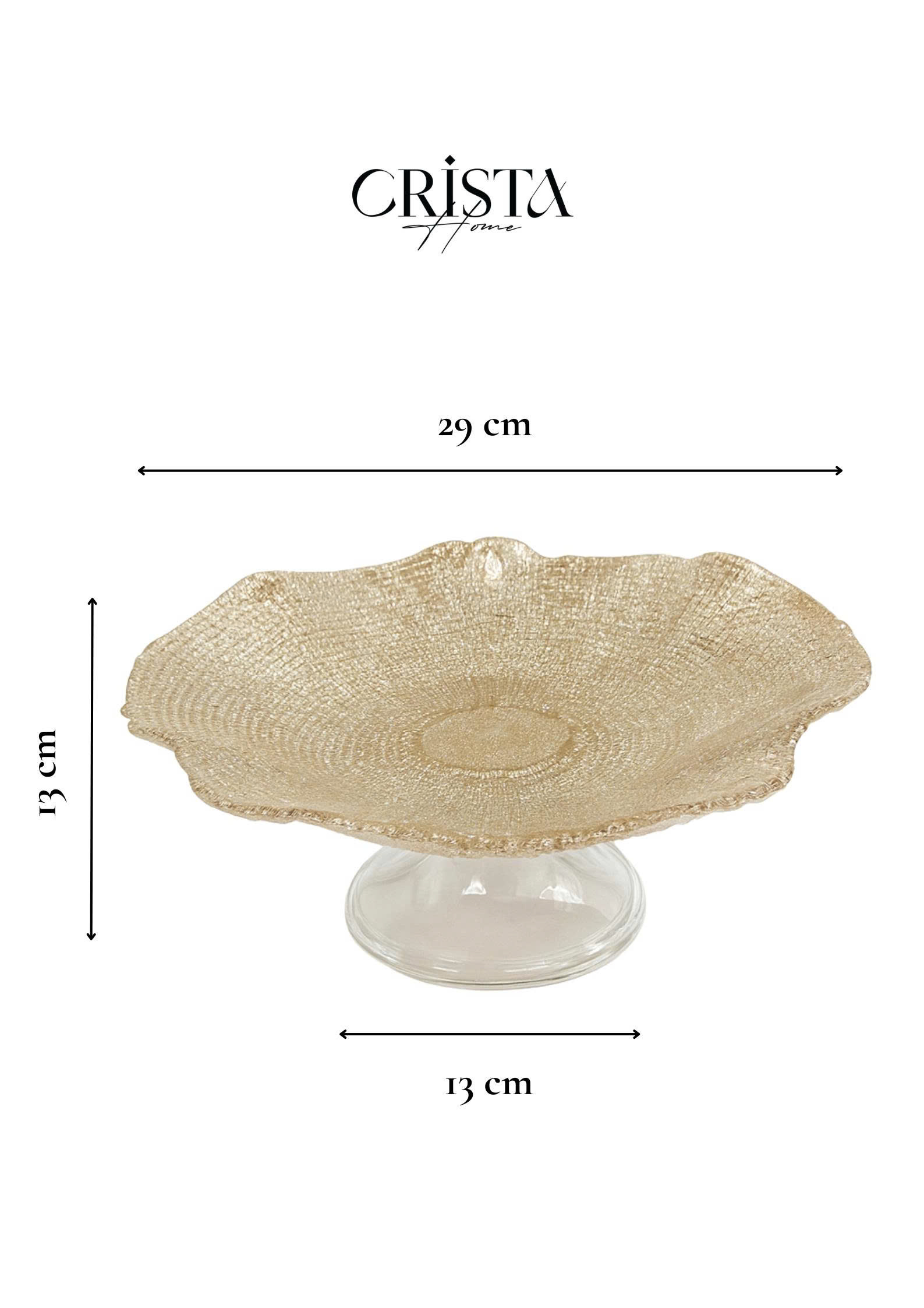 Đĩa thủy tinh cao cấp CRISTA HOME chân bồng vân lưới size 29 cm_thumbnail_12
