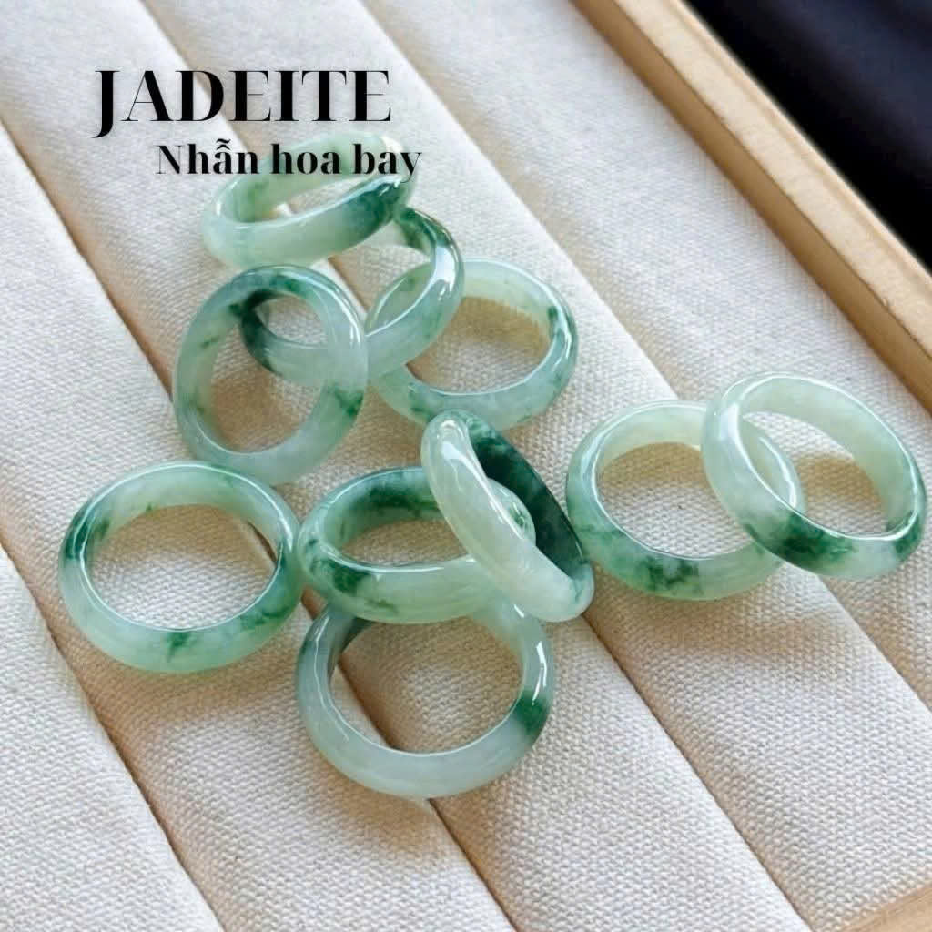 N171 - Nhẫn cẩm thạch hoa bay type A