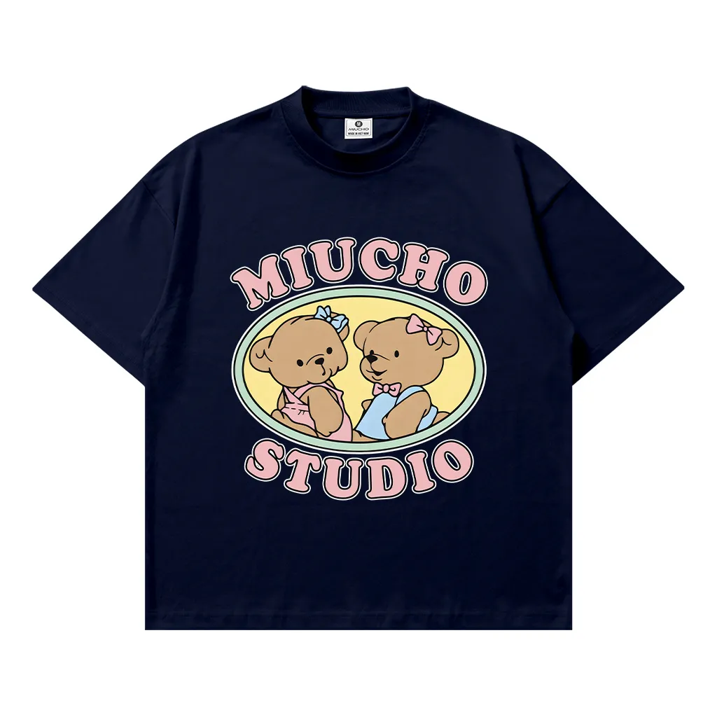 Áo thun boxy nữ Miucho Gấu Teddy 3121_thumbnail_11