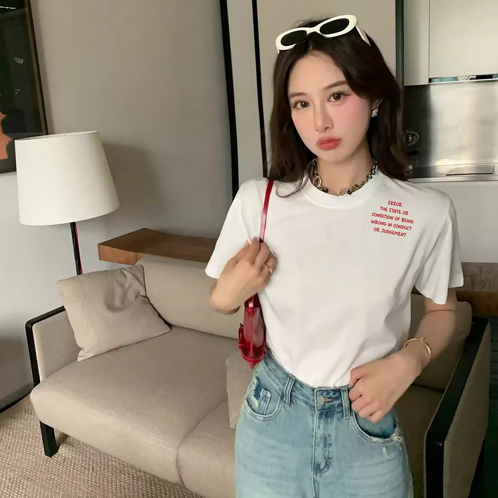 Áo thun nữ form regular in chữ đơn giản 2528 Miucho Chic vải cotton thoáng mát dễ phối đồ_thumbnail_6