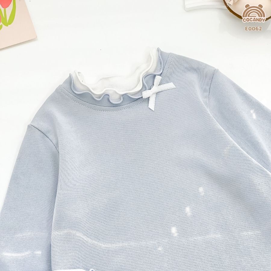 Áo giữ nhiệt XANH NHẠT 3C cổ lọ 2 tầng_thumbnail_2