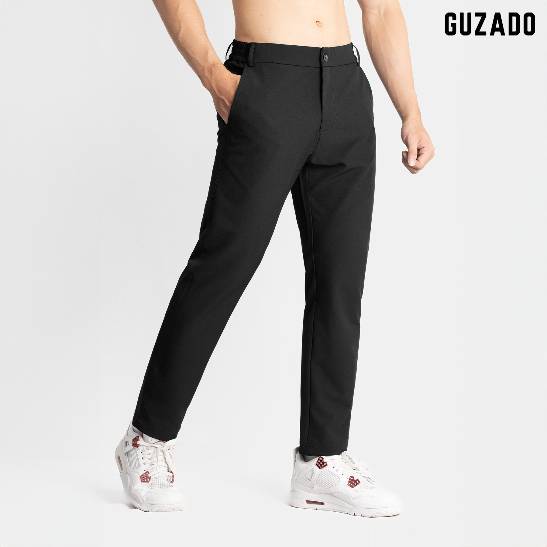 Quần Âu Nam GUZADO Cao Cấp , Cạp Cúc GDC03_thumbnail_14