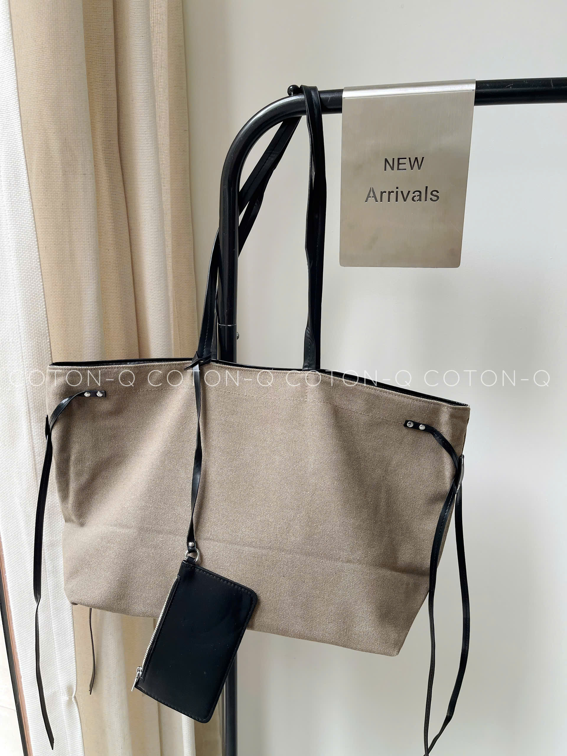 HL176 Túi vải nâu tây