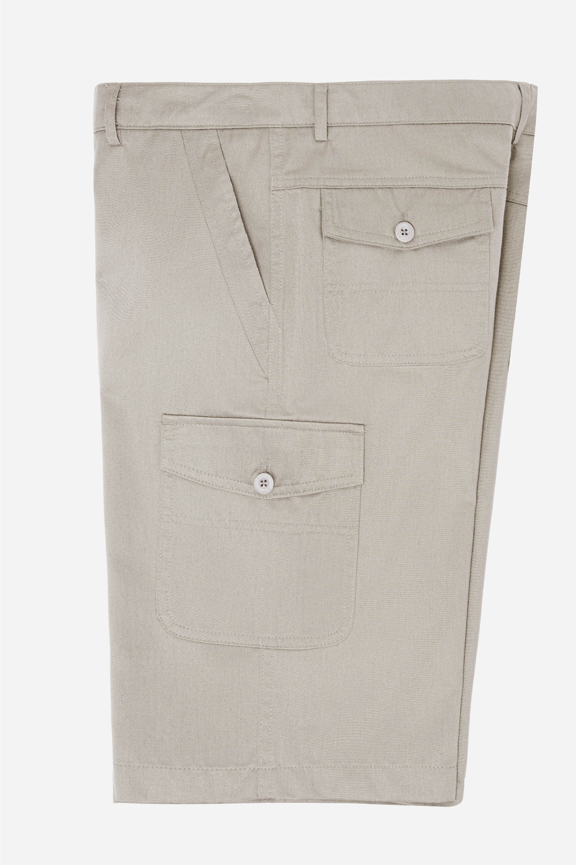 Quần Soọc Kaki Túi Hộp Nam Trung Niên ANCHI Dáng Suông Dài Qua Gối Màu Vỏ Đỗ_thumbnail_25