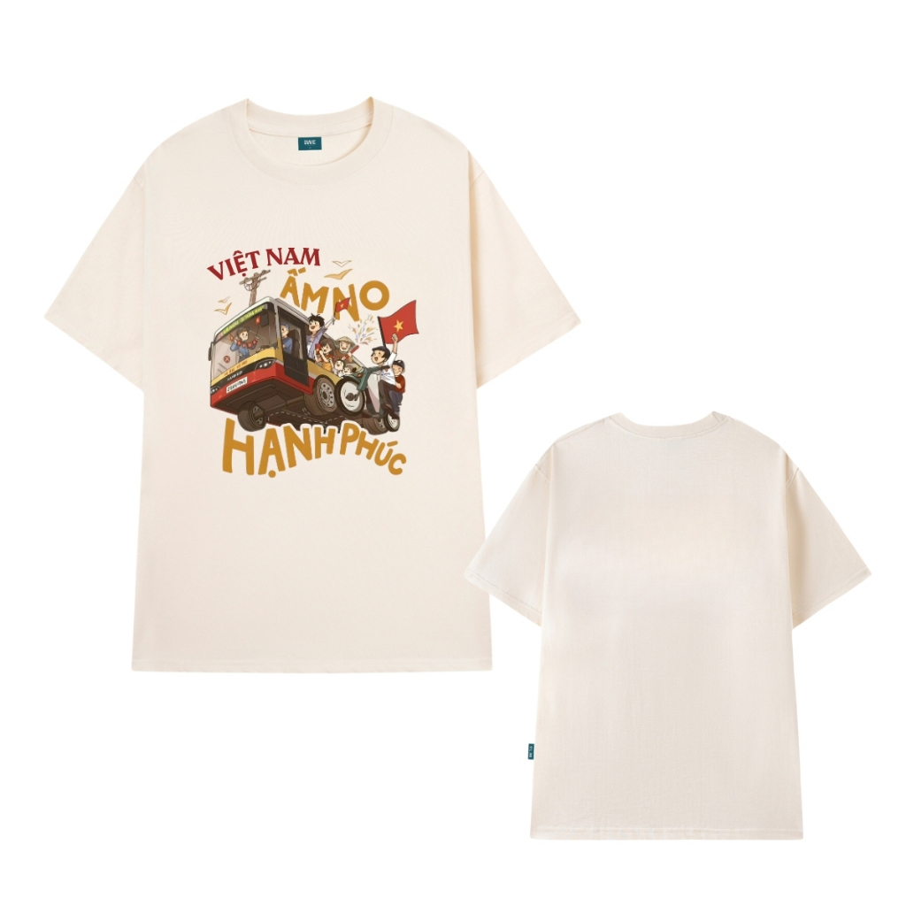 Áo thun Việt Nam Độc lập tự do, Ấm no hạnh phúc dáng oversize nam nữ - Local Brand We Tee T024_thumbnail_18