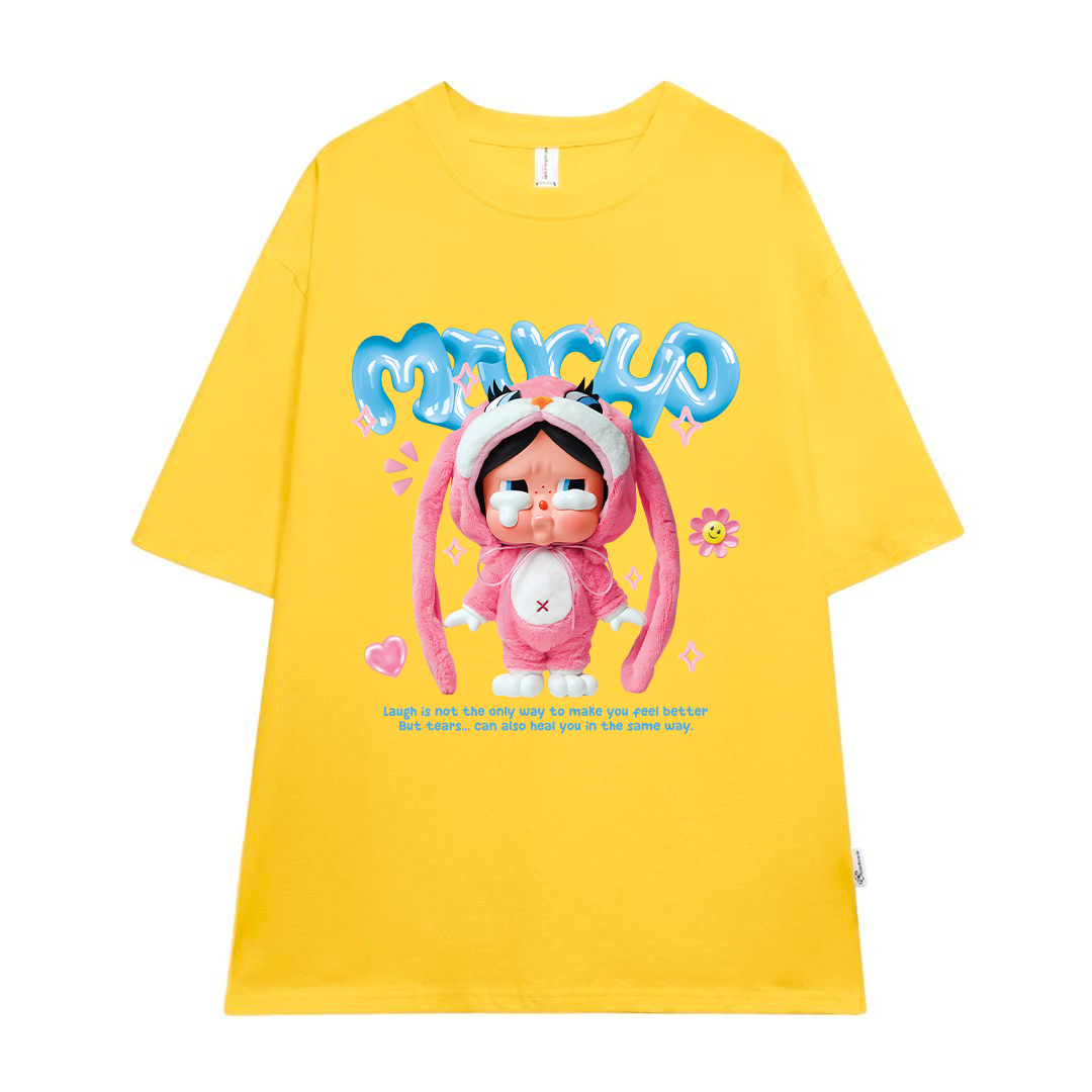 Áo thun CRY BABY nhiều màu ATD1335 Miucho form rộng vải cotton in mix_thumbnail_6