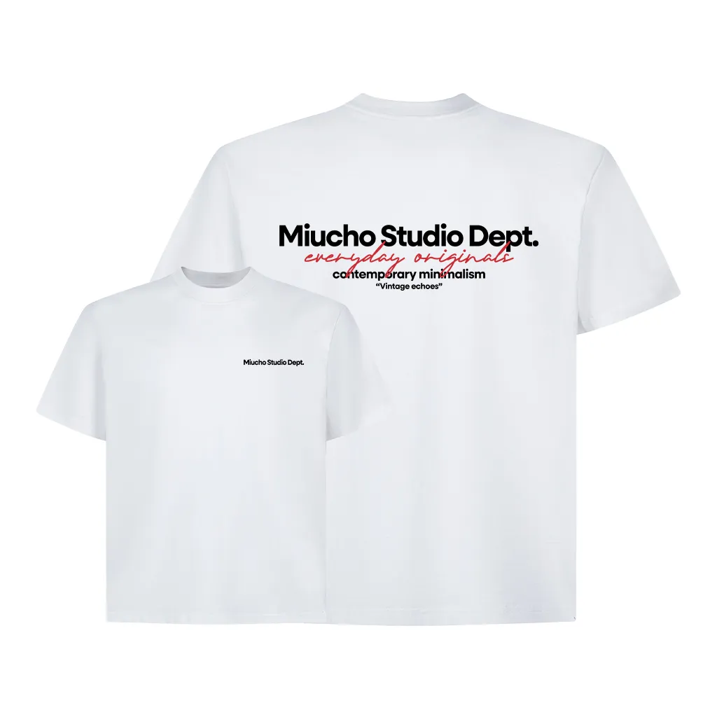 Áo thun boxy nam nữ Miucho Studio Dept 2568 vải cotton 2c thoáng mát basic nhiều màu in typography_thumbnail_0