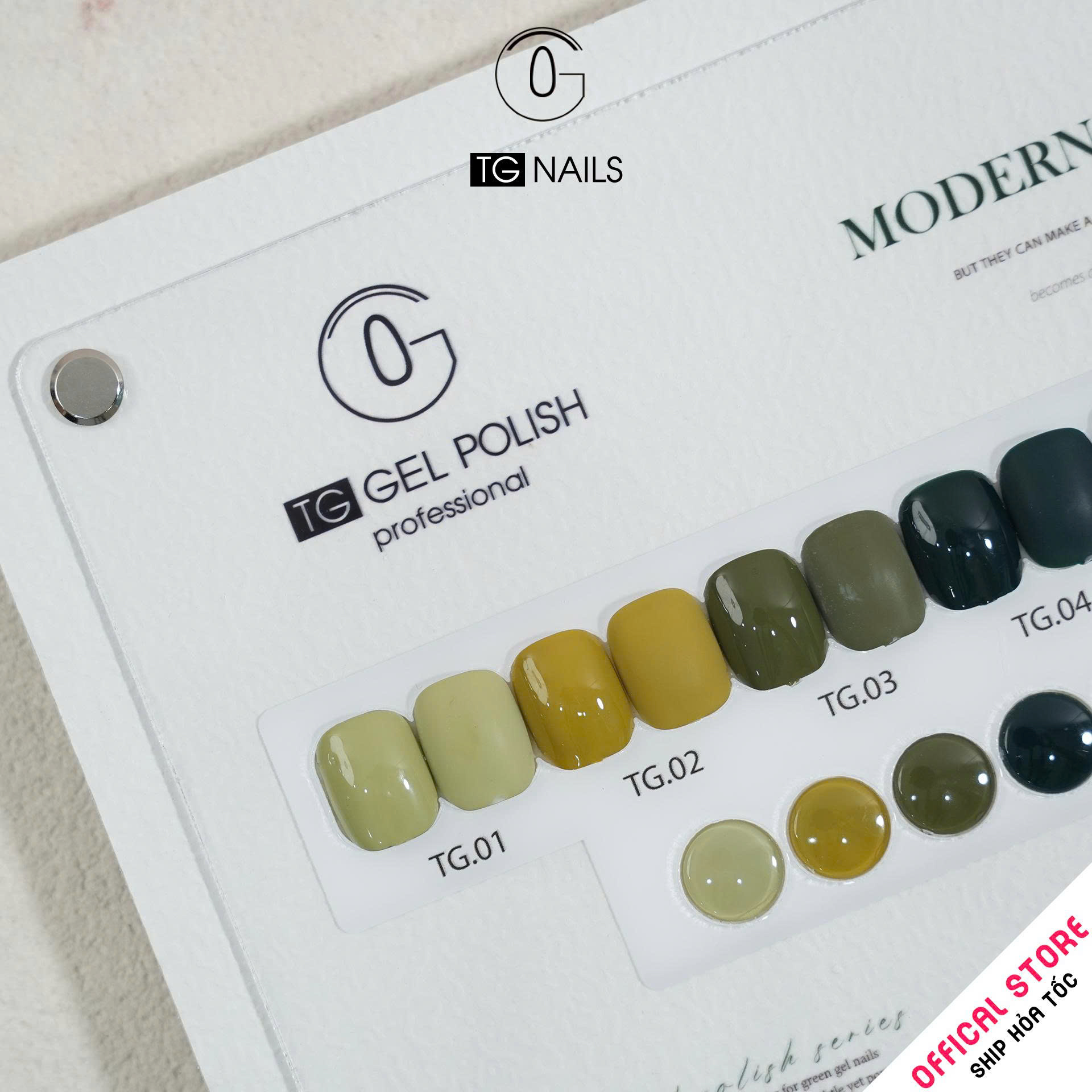 Set sơn gel 6 màu Xanh lá TG_thumbnail_7