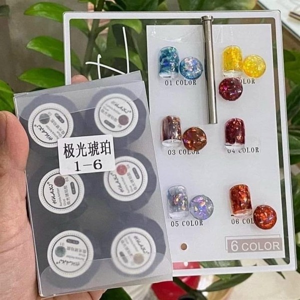 Set sơn gel - 6 màu - Gel hổ phách_thumbnail_0