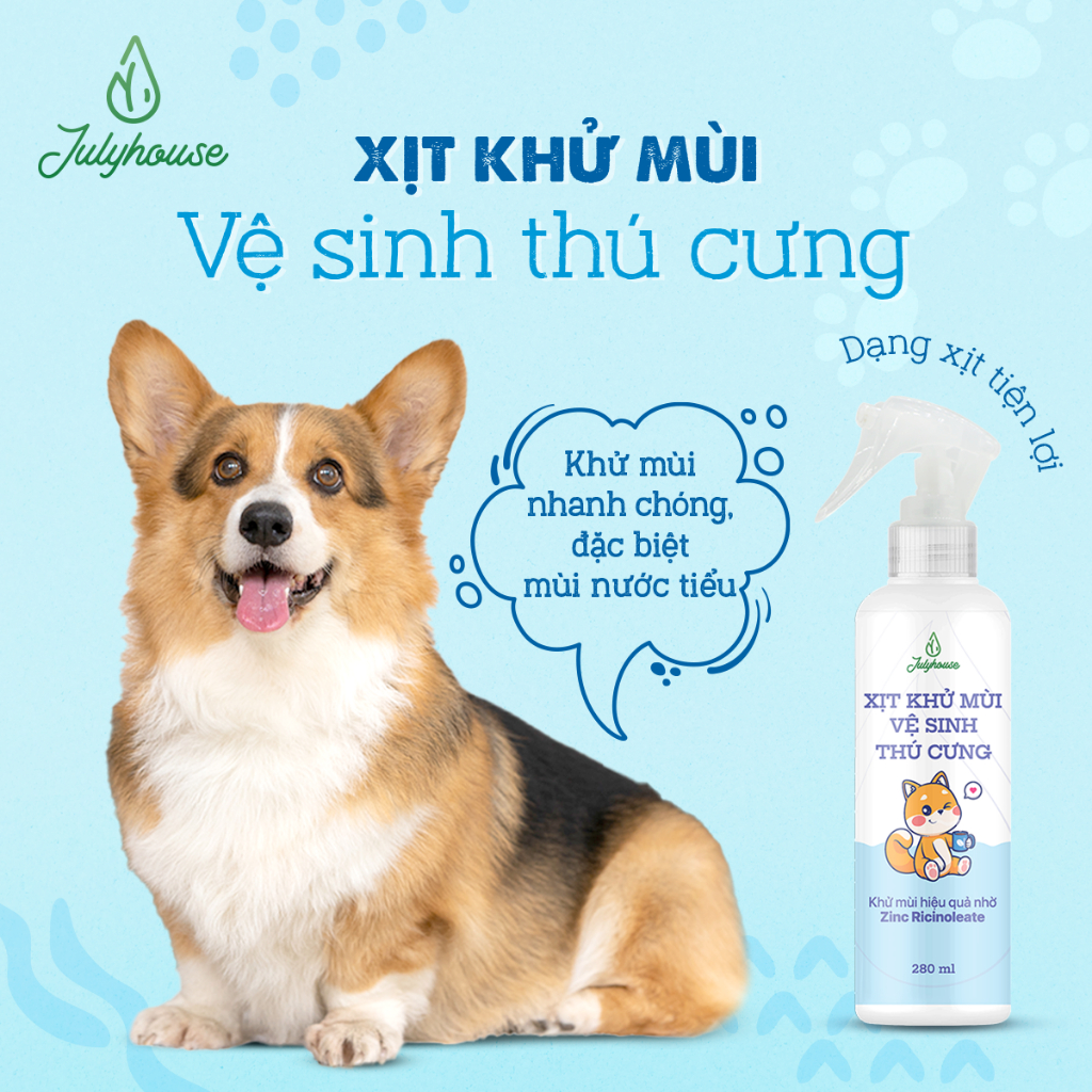 Xịt Khử Mùi Vệ Sinh Thú Cưng JULYHOUSE_thumbnail_1