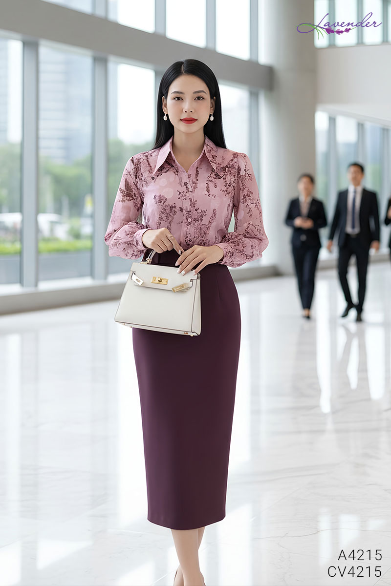Áo sơ mi hoa tím nho tay dài A4215_thumbnail_1