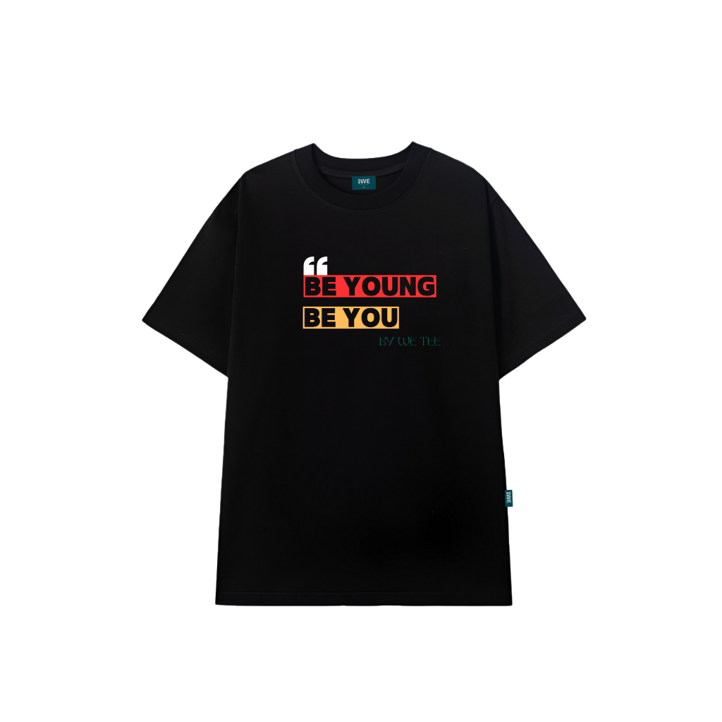 Áo thun local brand Be Young Be You By We Tee dáng oversize rộng cho nam và nữ - WU0845 WU0845