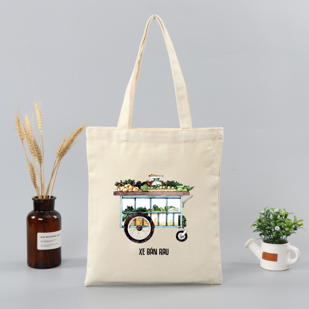 Túi tote vải canvas local brand We Tee Ẩm thực Việt Nam có khoá kéo và ngăn phụ - TOTE11_thumbnail_13
