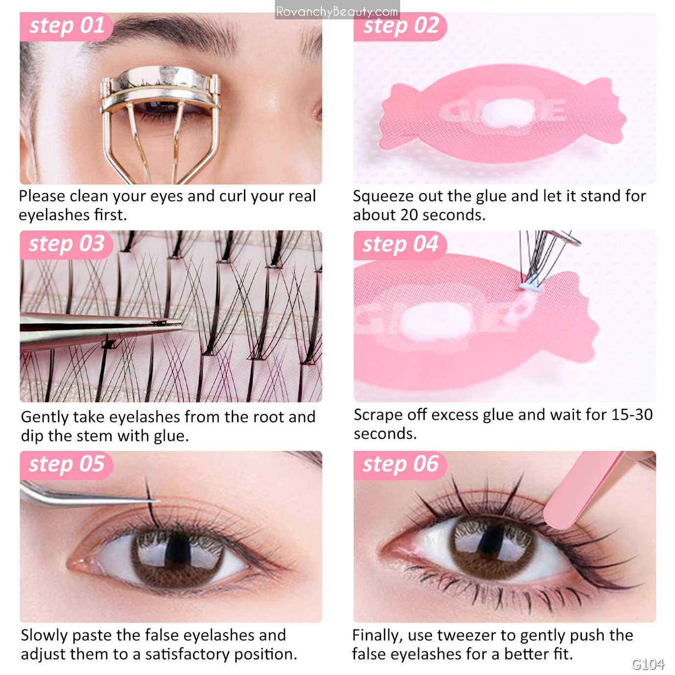 G104 Mi Lẻ GEPORA 100 Sợi, Siêu Tự Nhiên, Mềm Nhẹ, Không Keo Thừa, Tái Sử Dụng_thumbnail_6