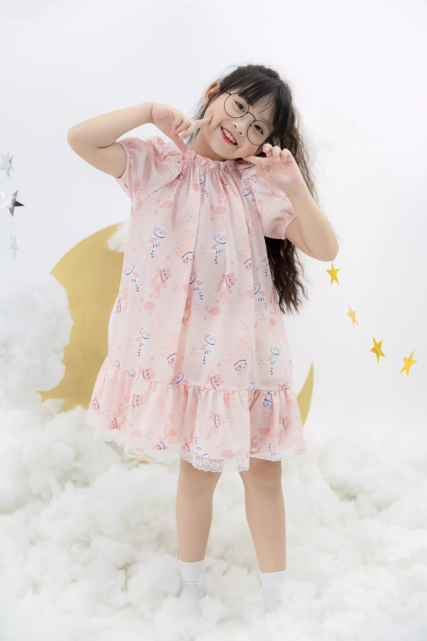 [ Outfit bồng bềnh ] Váy lụa cổ bèo phối ren _thumbnail_0