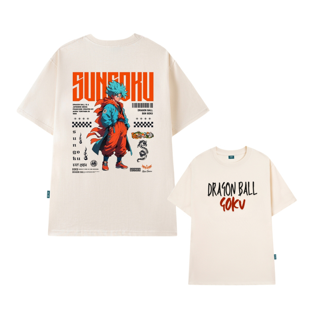 Áo thun nam local brand 𝐖𝐞 𝐓𝐞𝐞 Dragon Ball Goku dáng oversize form rộng - T023_thumbnail_11