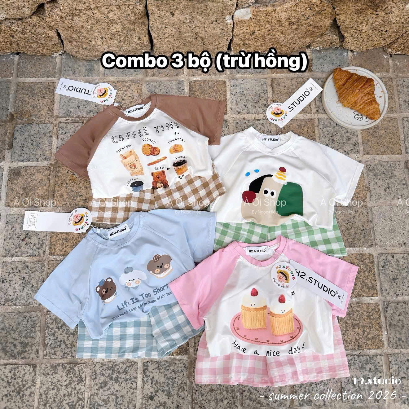 K60 SET 3 BỘ CỘC 3 MẶT CÚN LIFE IS TOO - A100.342