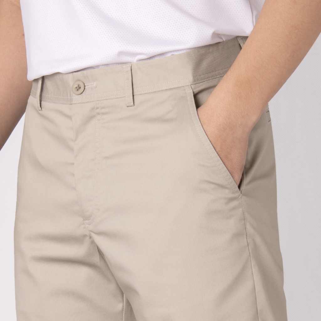 Quần Short nam KaKi Cao Cấp, dệt hoạ tiết caro MKS202R_thumbnail_7