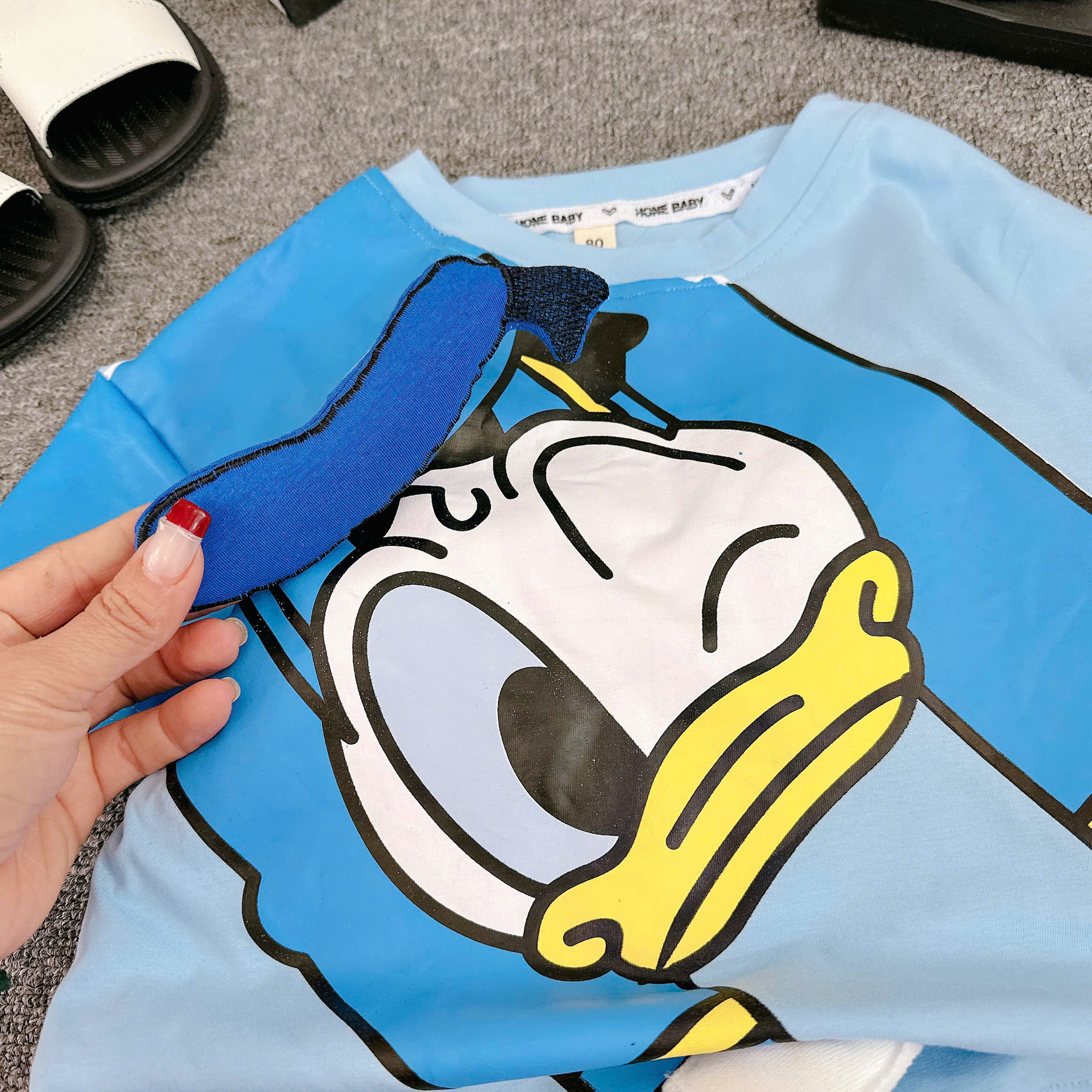 E20 BỘ CỘC QUẦN BÒ VỊT DONAL KÈM PHỤ KIỆN- A116.809