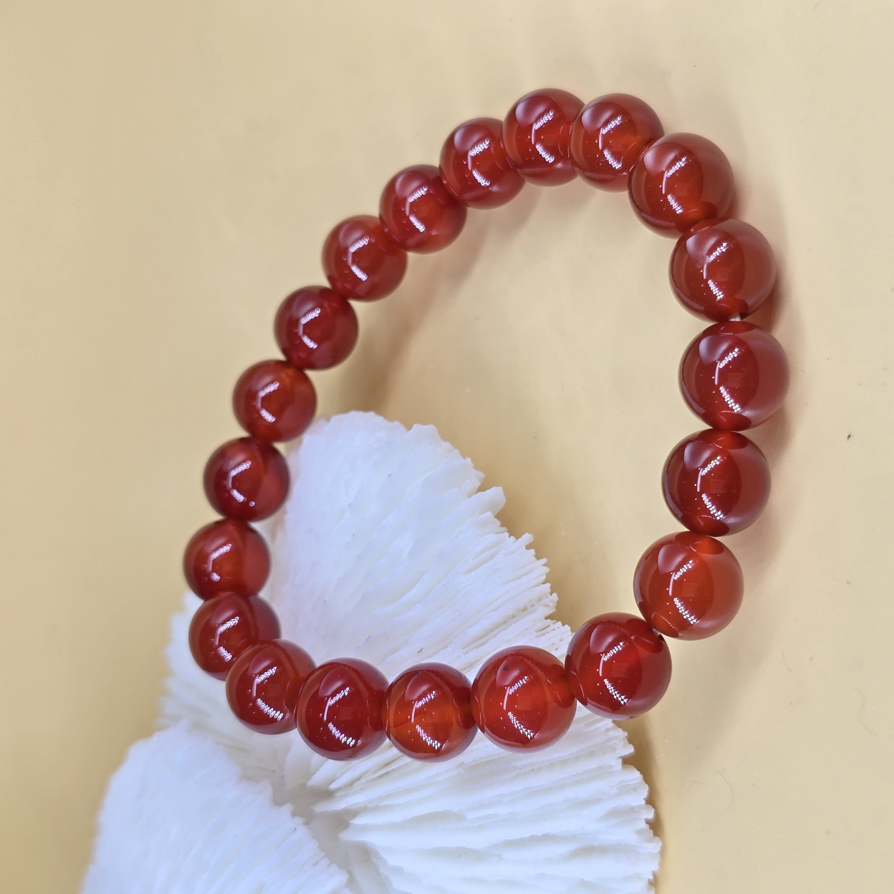 Vòng Đá Mã Não Đỏ Red Agate
