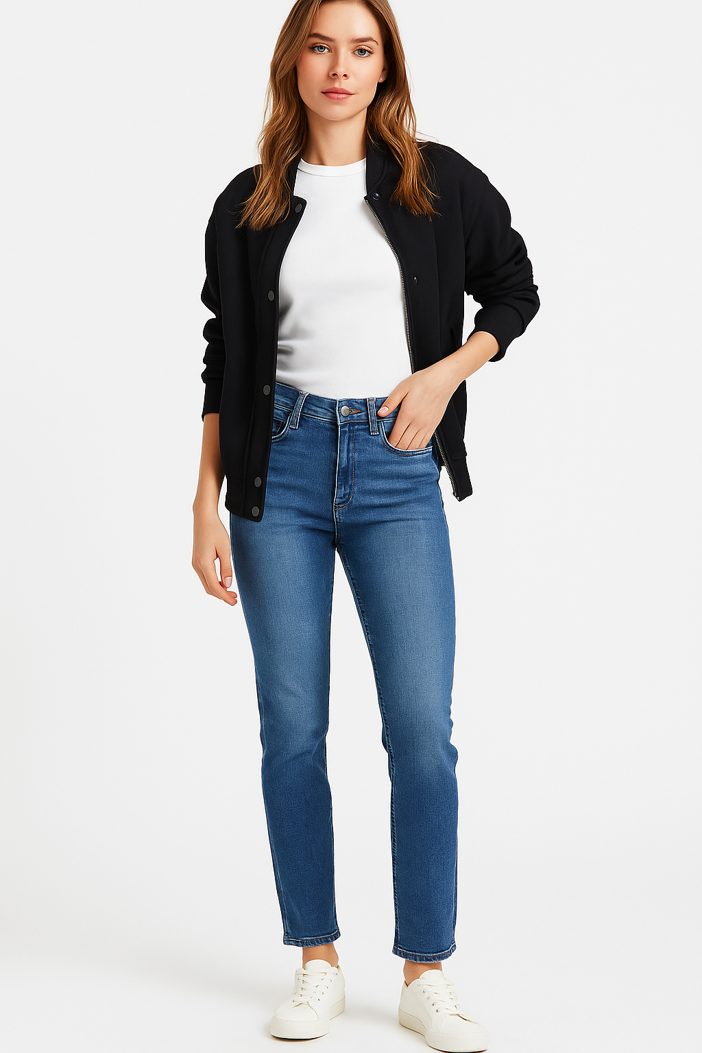 QJ614 Quần jeans slim