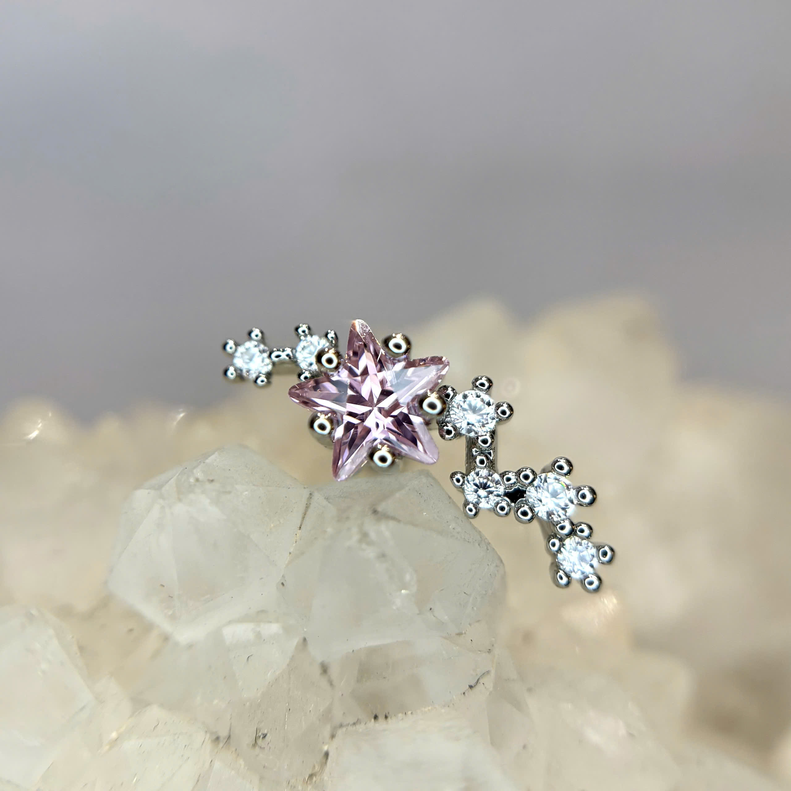 Khuyên kiểu ngôi sao dải 6 đá hồng bi_thumbnail_3