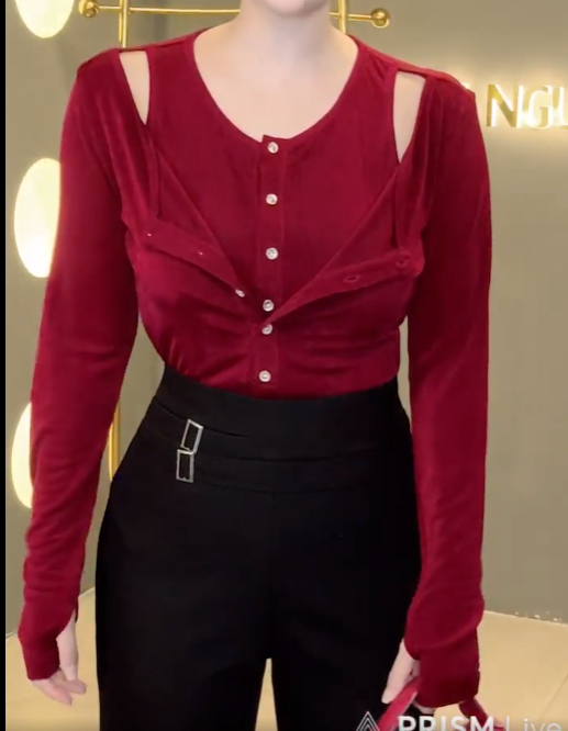 Áo Cúc Dọc Khoét Vai