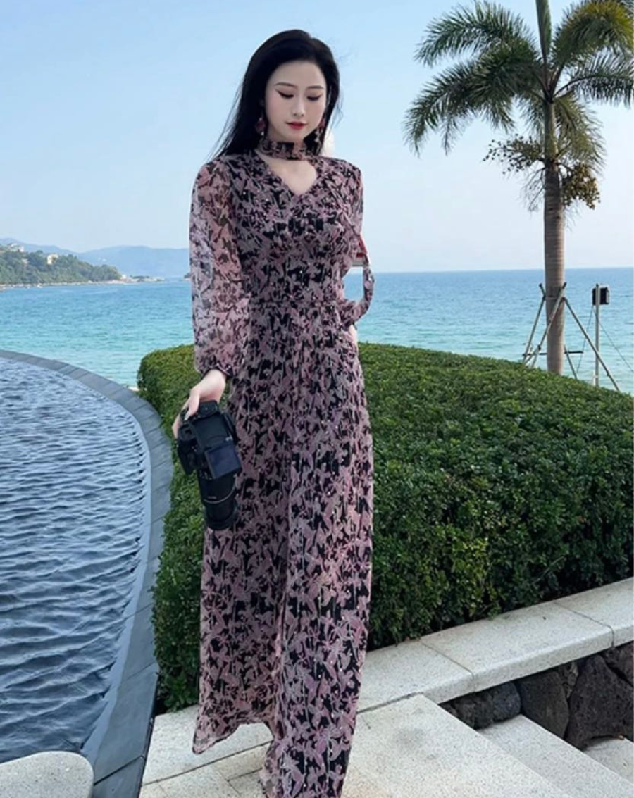 Set bộ áo croptop quần ống rộng họa tiết xinh_thumbnail_2