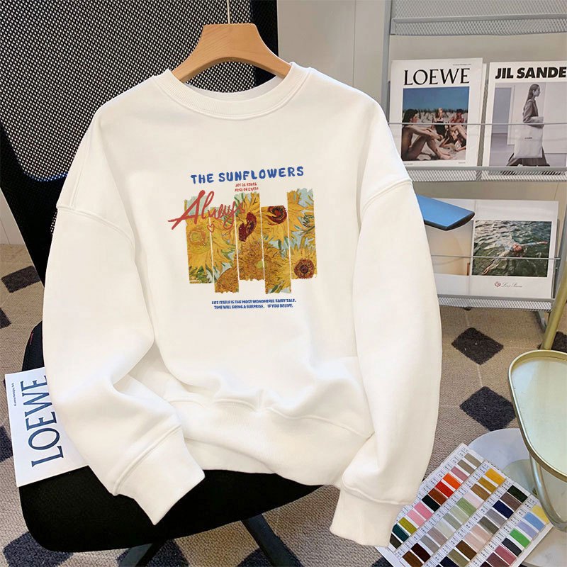 Áo sweater nữ dáng rộng dày - Áo nỉ thu đông unisex local brand -  Loza G0089_thumbnail_2