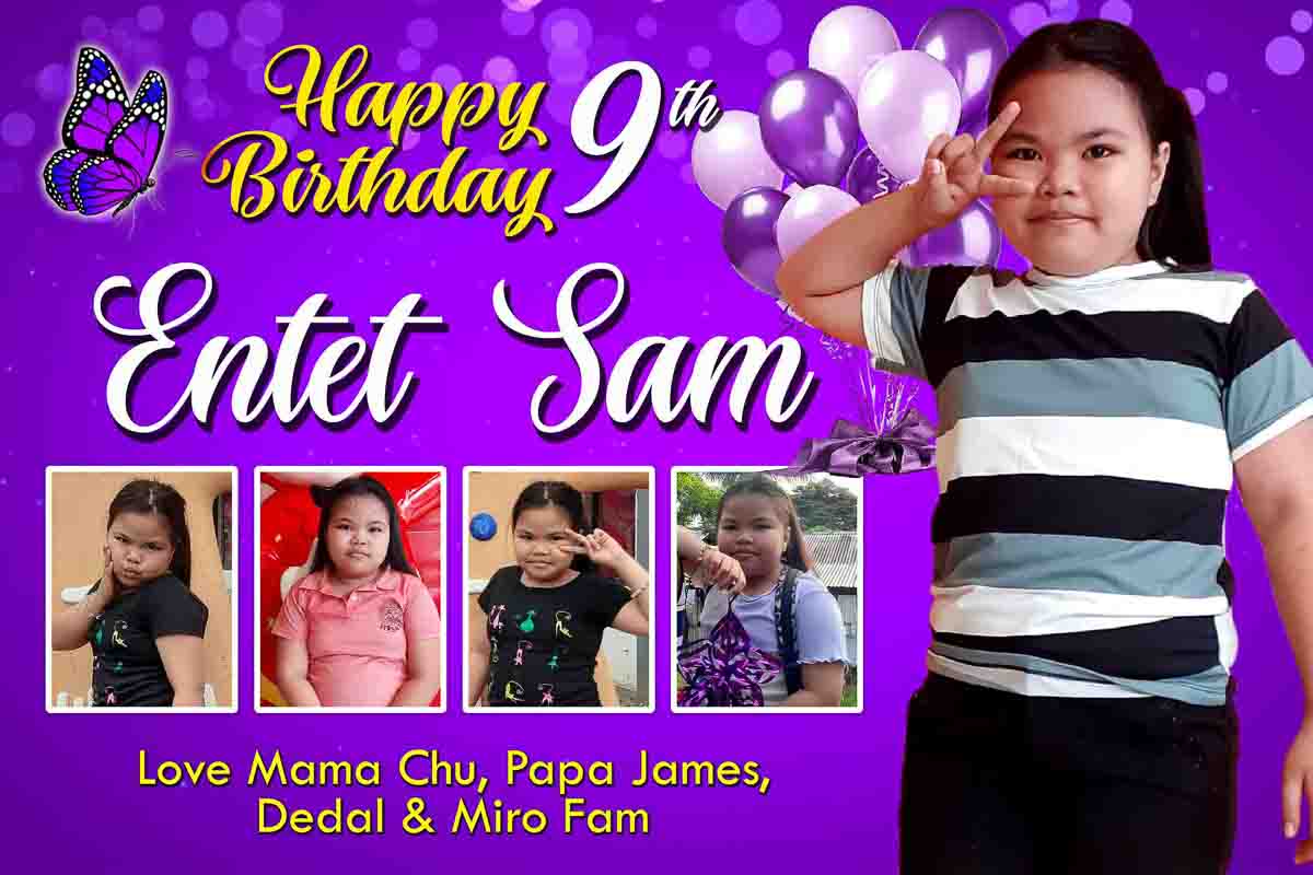 Butterfly Theme Birthday Tarp